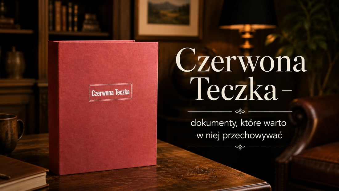 Czerwona teczka - dokumenty, które warto w niej przechowywać