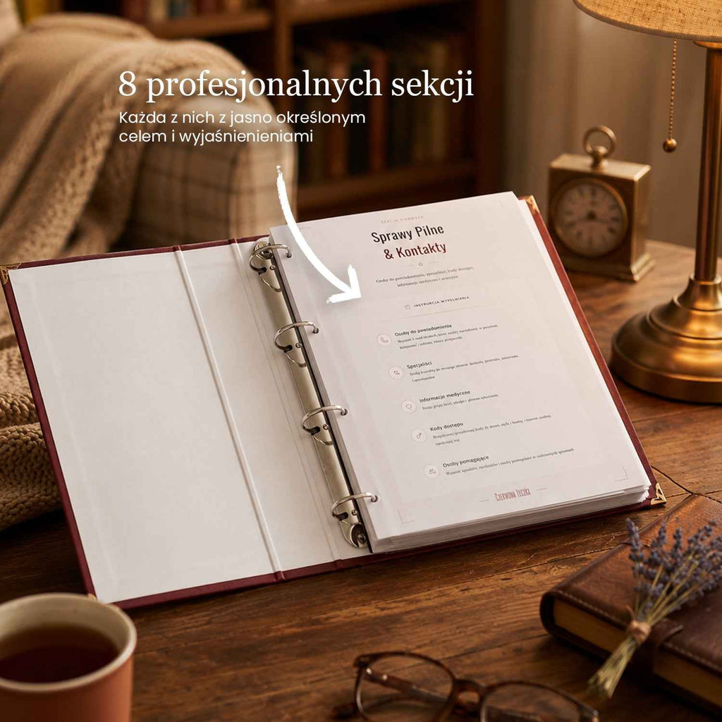 Czerwona Teczka - kompletny organizer